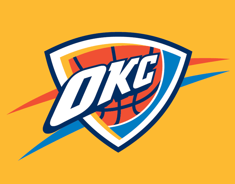 Oklahoma City Thunder 2008-2009 Pres Partial Logo iron on paper